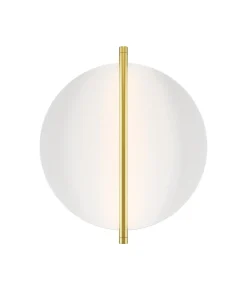 Biało-złota lampa ścienna, kształt okręgu MOD279WL-L14G3K z serii MIRA*Sklep Kaja Store