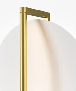 Biało-złota lampa ścienna, kształt okręgu MOD279WL-L14G3K z serii MIRA*Sklep Kaja Store