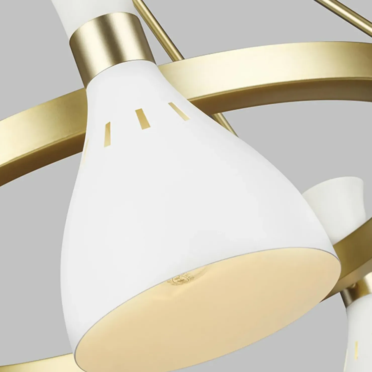Cheap Sklep Kaja Biało-złota lampa wisząca 5xE27 FE-JOAN5-MW z serii JOAN