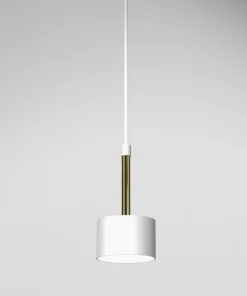 Cheap Sklep Kaja Biało-złota lampa wisząca, złoty element MLP7754 z serii ARENA | Kaja Oświetleni