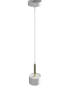 Cheap Sklep Kaja Biało-złota lampa wisząca, złoty element MLP7754 z serii ARENA | Kaja Oświetleni