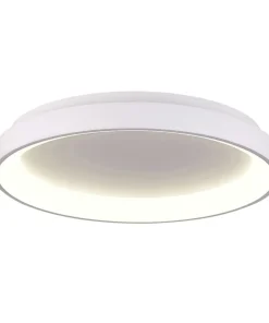 Biały, ledowy plafon ⌀78 PLF-53675-078RC-WH-3KS4K-TRDIMM VICO | Kaja*Sklep Kaja Online
