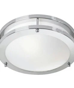 Biały ledowy plafon z chromowanymi ramkami 105621 | Kaja Oświetlenie*Sklep Kaja Flash Sale