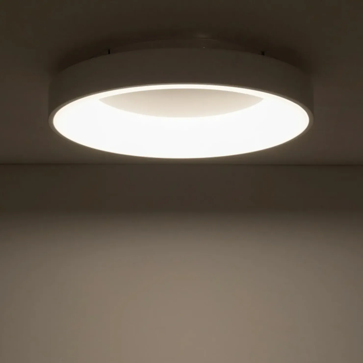 Biały plafon LED do sypialni ⌀48cm 3000K 11201 NIKKI LED | Kaja*Sklep Kaja Cheap