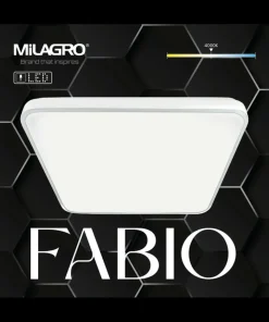 Biały plafon z neutralną barwą światła ML7934 z serii FABIO | Kaja Oświetlenie*Sklep Kaja Flash Sale