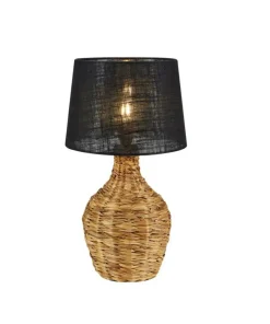 Boho lampka nocna na plecionej podstawie 108770 PAGLIA | Kaja*Sklep Kaja Cheap