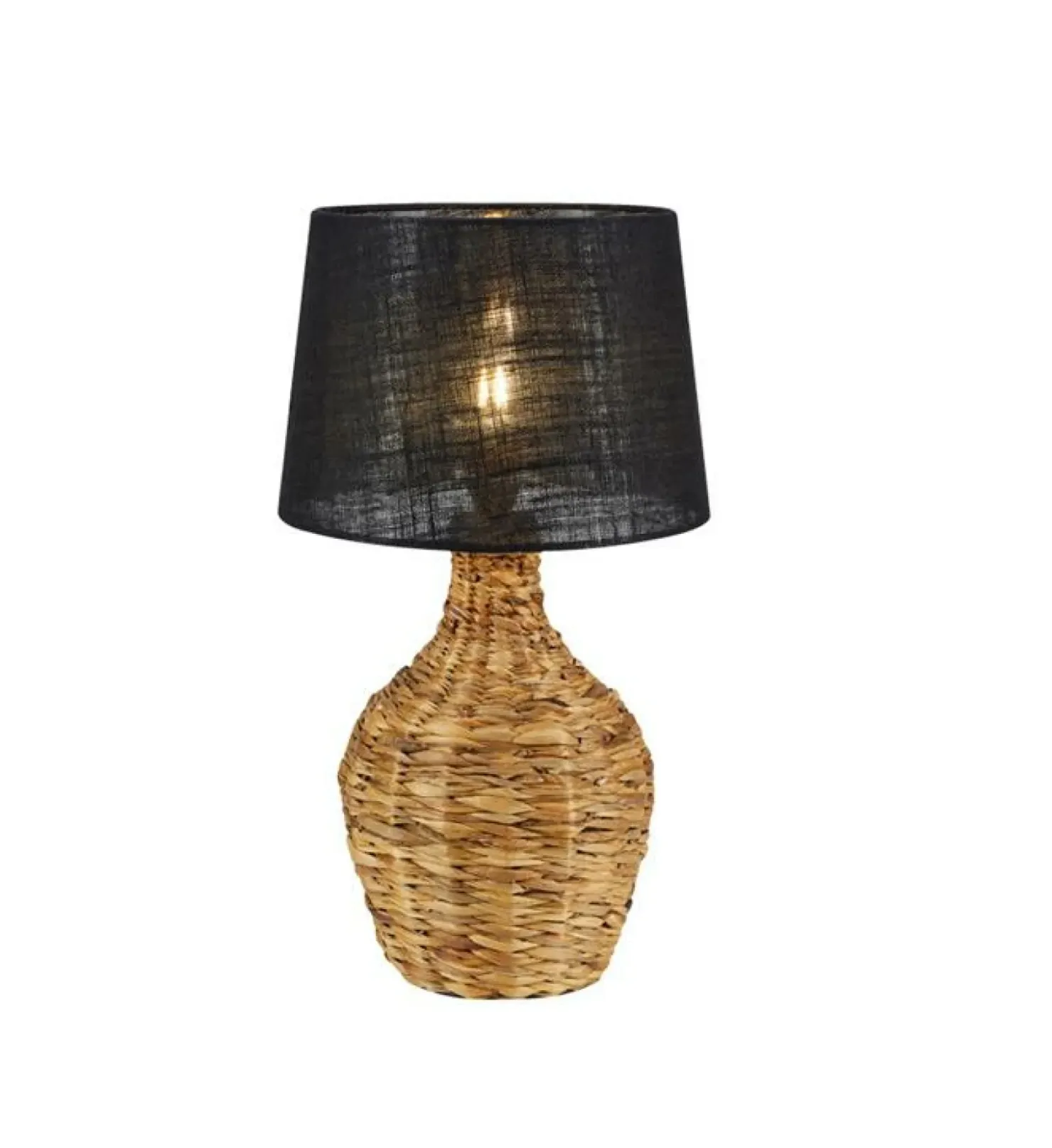 Boho lampka nocna na plecionej podstawie 108770 PAGLIA | Kaja*Sklep Kaja Cheap