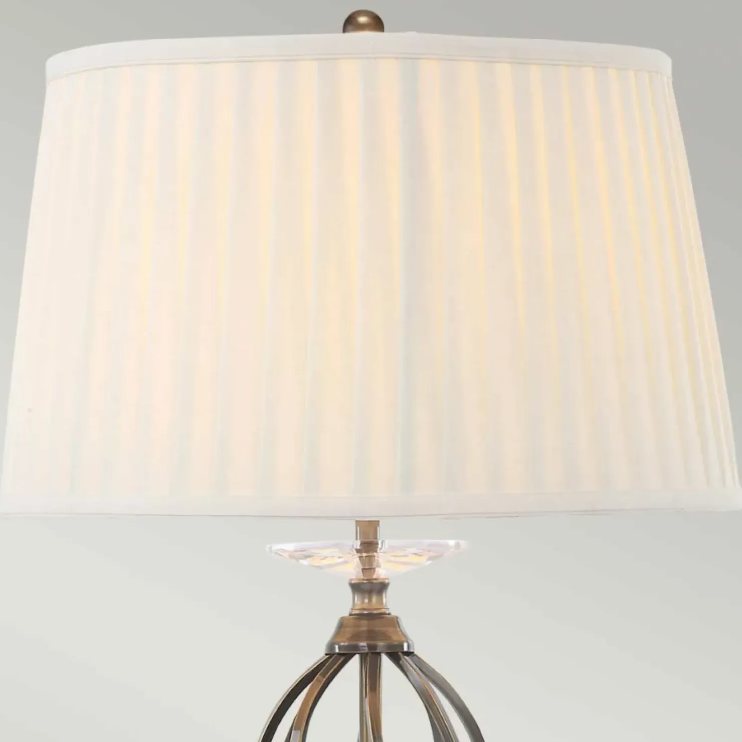 Boho lampka nocna z abażurem AG-TL-AGED-BRASS z serii AEGEAN*Sklep Kaja Hot