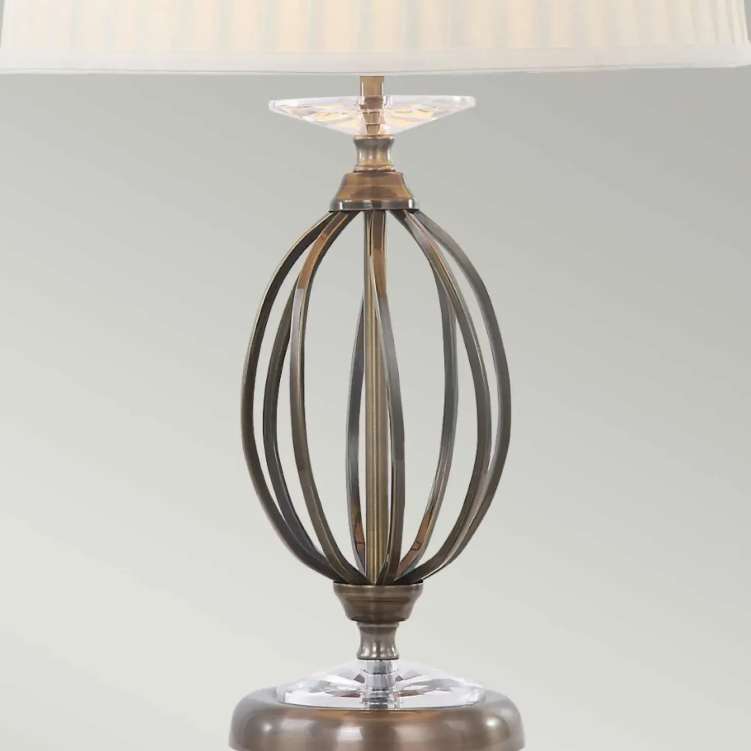 Boho lampka nocna z abażurem AG-TL-AGED-BRASS z serii AEGEAN*Sklep Kaja Hot