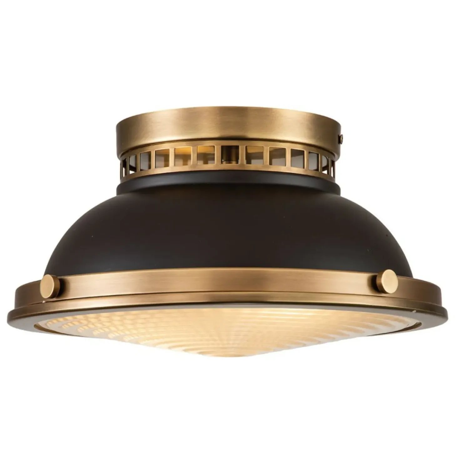Brązowa lampa, niezwykły plafon HK-AMELIA-F-M-RB z serii AMELIA*Sklep Kaja Cheap