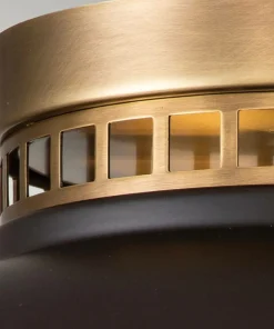 Brązowa lampa, niezwykły plafon HK-AMELIA-F-M-RB z serii AMELIA*Sklep Kaja Cheap