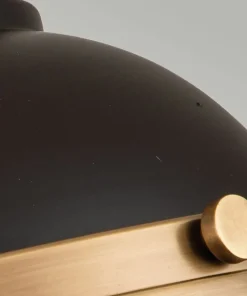 Brązowa lampa, niezwykły plafon HK-AMELIA-F-M-RB z serii AMELIA*Sklep Kaja Cheap