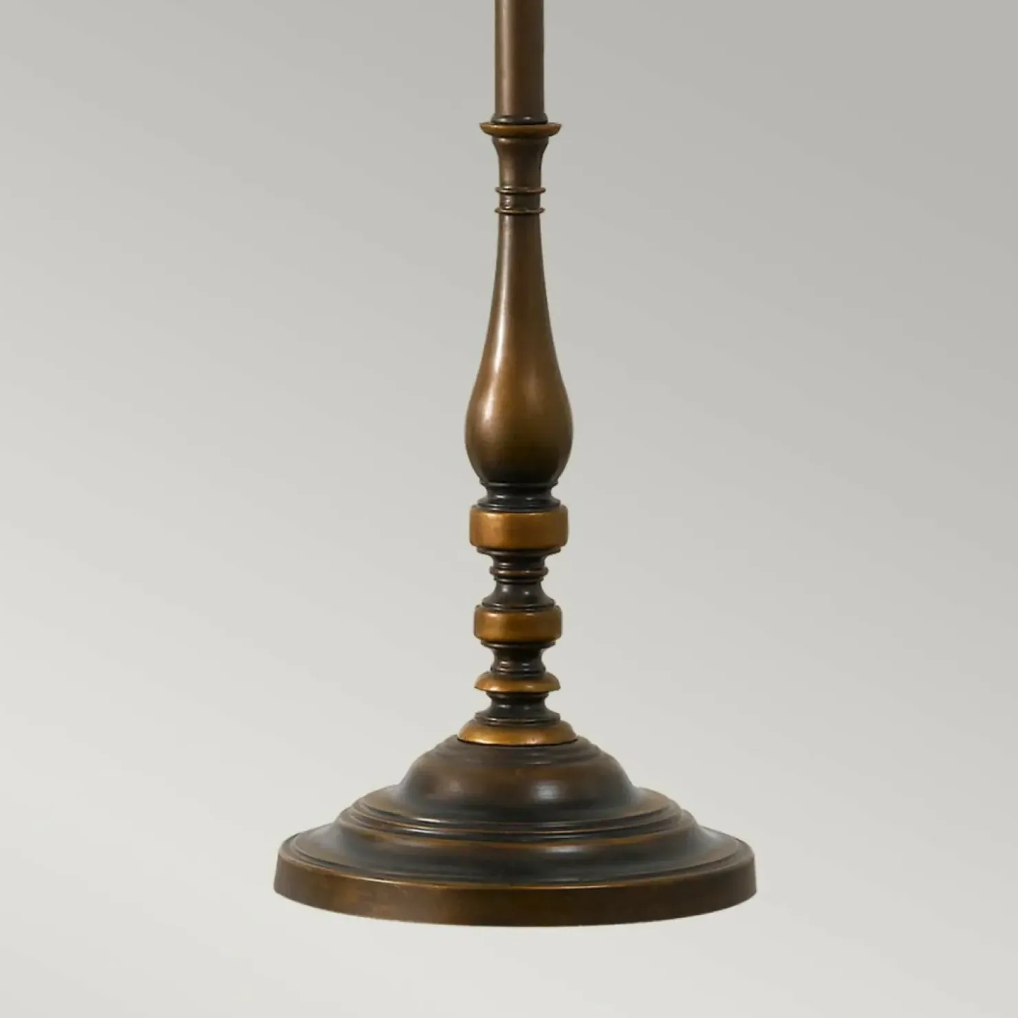 Brązowa lampa podłogowa FE-LINCOLNDALE-FL z serii LINCOLNDALE*Sklep Kaja Clearance