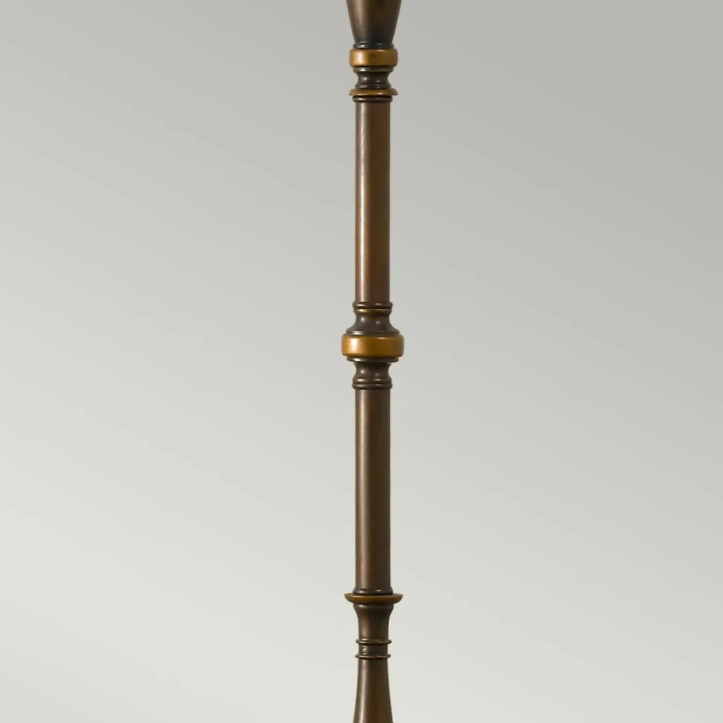 Brązowa lampa podłogowa FE-LINCOLNDALE-FL z serii LINCOLNDALE*Sklep Kaja Clearance