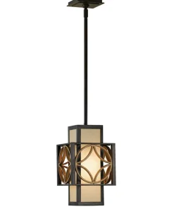 Outlet Sklep Kaja Brązowa lampa wisząca geometryczna FE-REMY-P-C z serii REMY