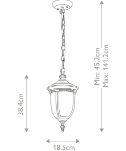 Brązowa lampa wisząca, ozdobne szkło CL8-S z serii CLEVELAND*Sklep Kaja Discount
