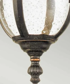 Brązowa lampa wisząca, ozdobne szkło CL8-S z serii CLEVELAND*Sklep Kaja Discount