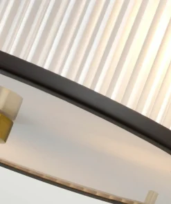Hot Sklep Kaja Brązowa lampa wisząca, z abażurem DL-CORONA-3P-BAB z serii CORONA