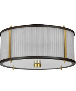 Hot Sklep Kaja Brązowa lampa wisząca, z abażurem DL-CORONA-3P-BAB z serii CORONA