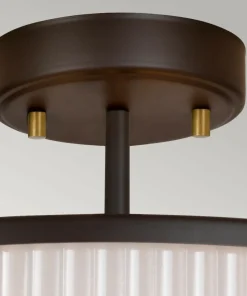 Hot Sklep Kaja Brązowa lampa wisząca, z abażurem DL-CORONA-3P-BAB z serii CORONA