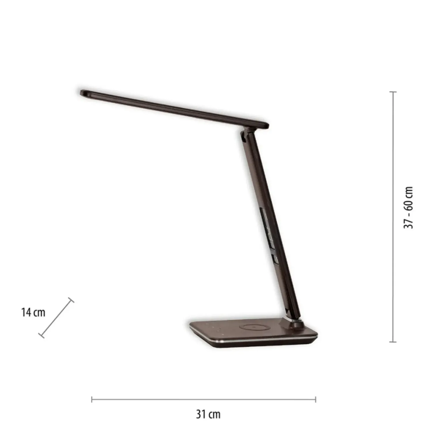 Brązowa lampka LED z regulacją światła 4595-23 z serii ADRIANO | Kaja*Sklep Kaja Cheap