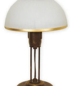 Brązowo-złota lampka stołowa retro O1488 BR FLEX | Kaja Oświetlenie*Sklep Kaja Online