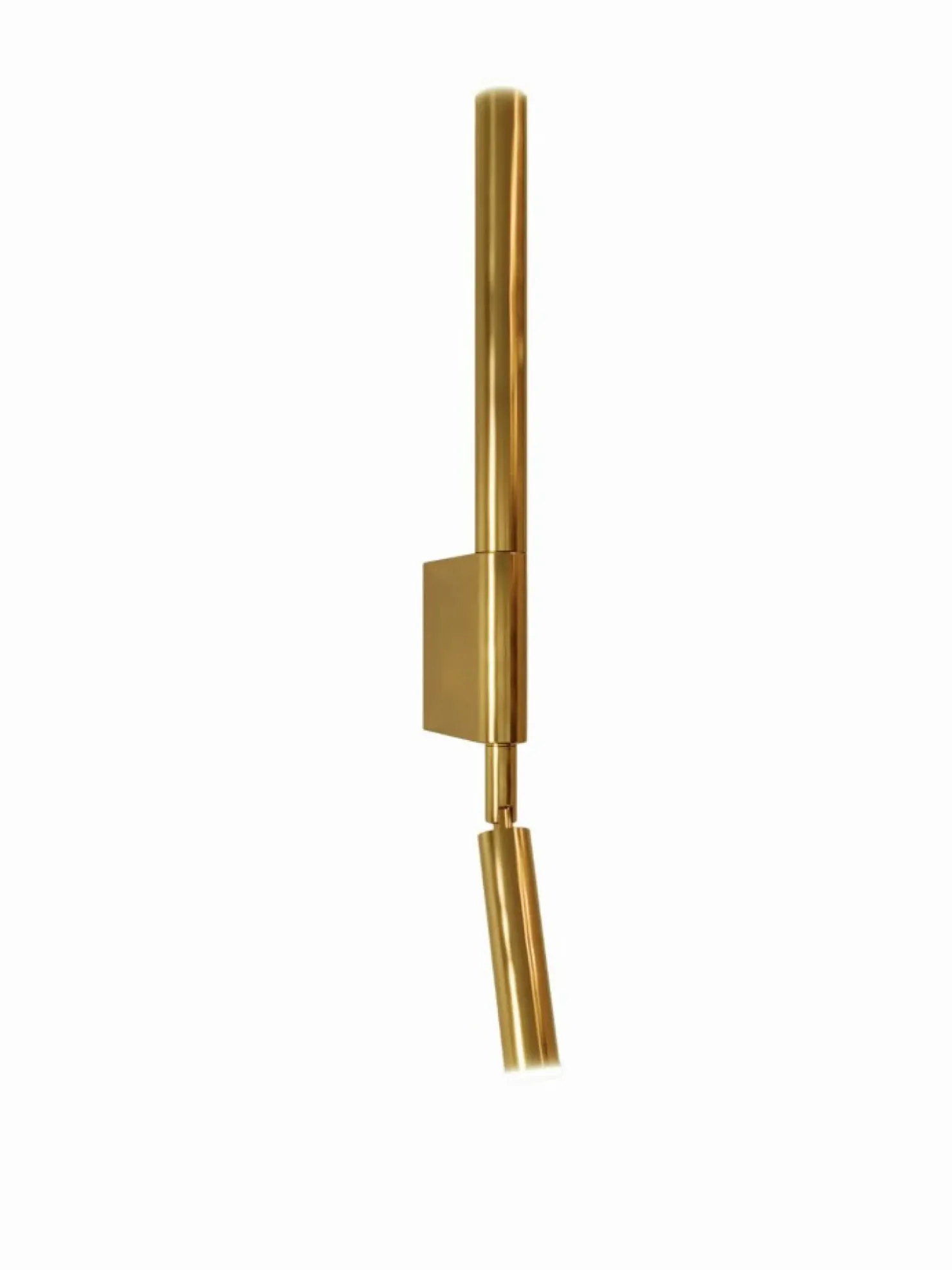 Błyszcząca, złota lampa ścienna do sypialni MX W0340 ORGANIC | Kaja*Sklep Kaja Sale