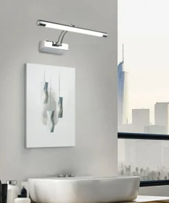 Chromowana lampa nad lustro LED MIR003WL-L12CH FINO | Kaja Oświetlenie*Sklep Kaja Fashion