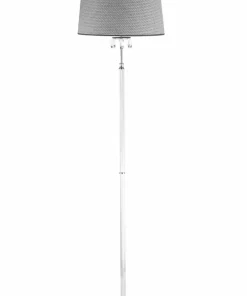 Chromowana lampa stojąca, do biura JUP 1609 EGIDA | Kaja Oświetlenie*Sklep Kaja Online