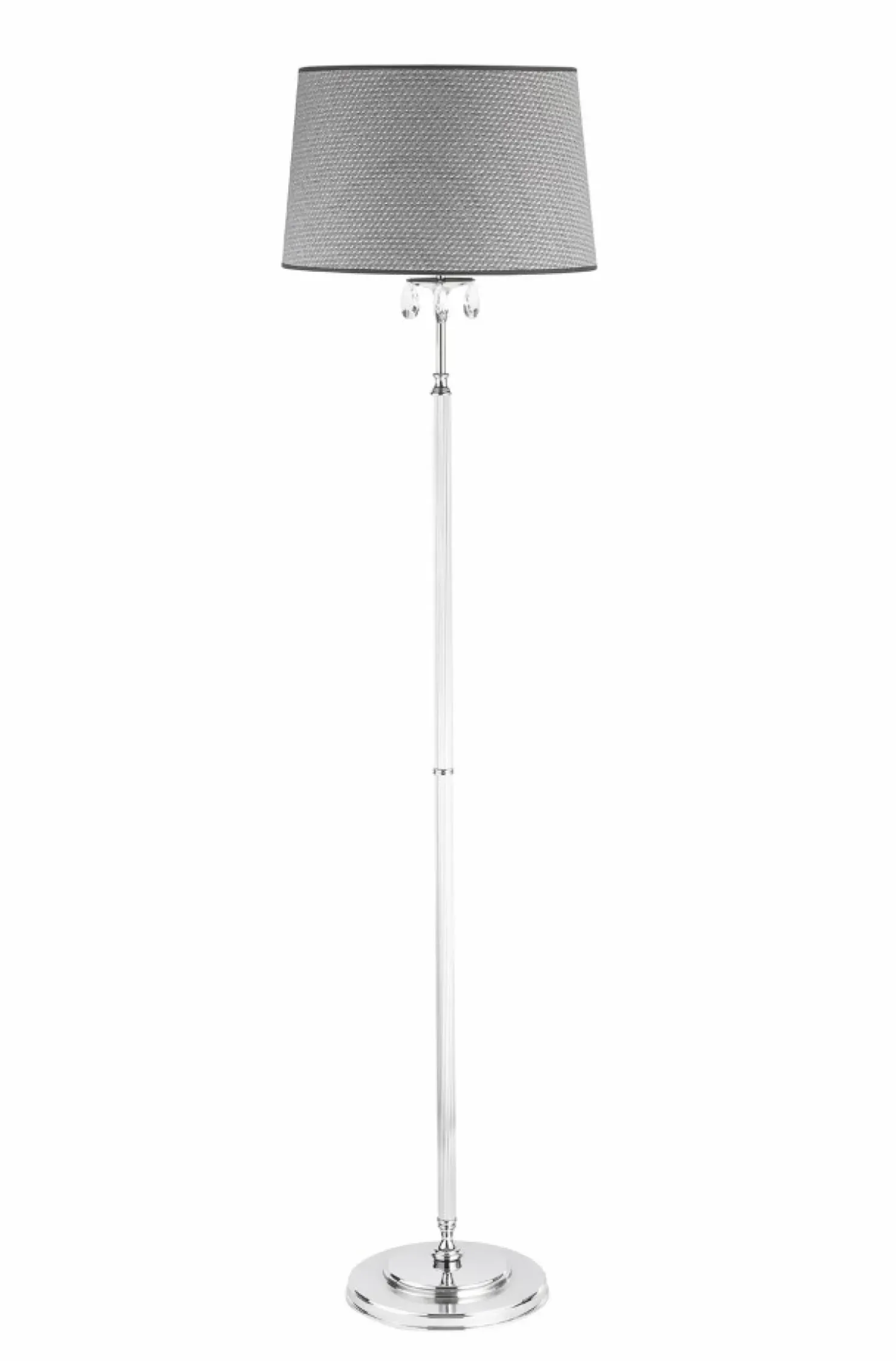 Chromowana lampa stojąca, do biura JUP 1609 EGIDA | Kaja Oświetlenie*Sklep Kaja Online