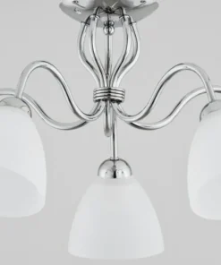 Chromowana lampa sufitowa na 5 źródeł światła AL 22605 | Kaja*Sklep Kaja Fashion