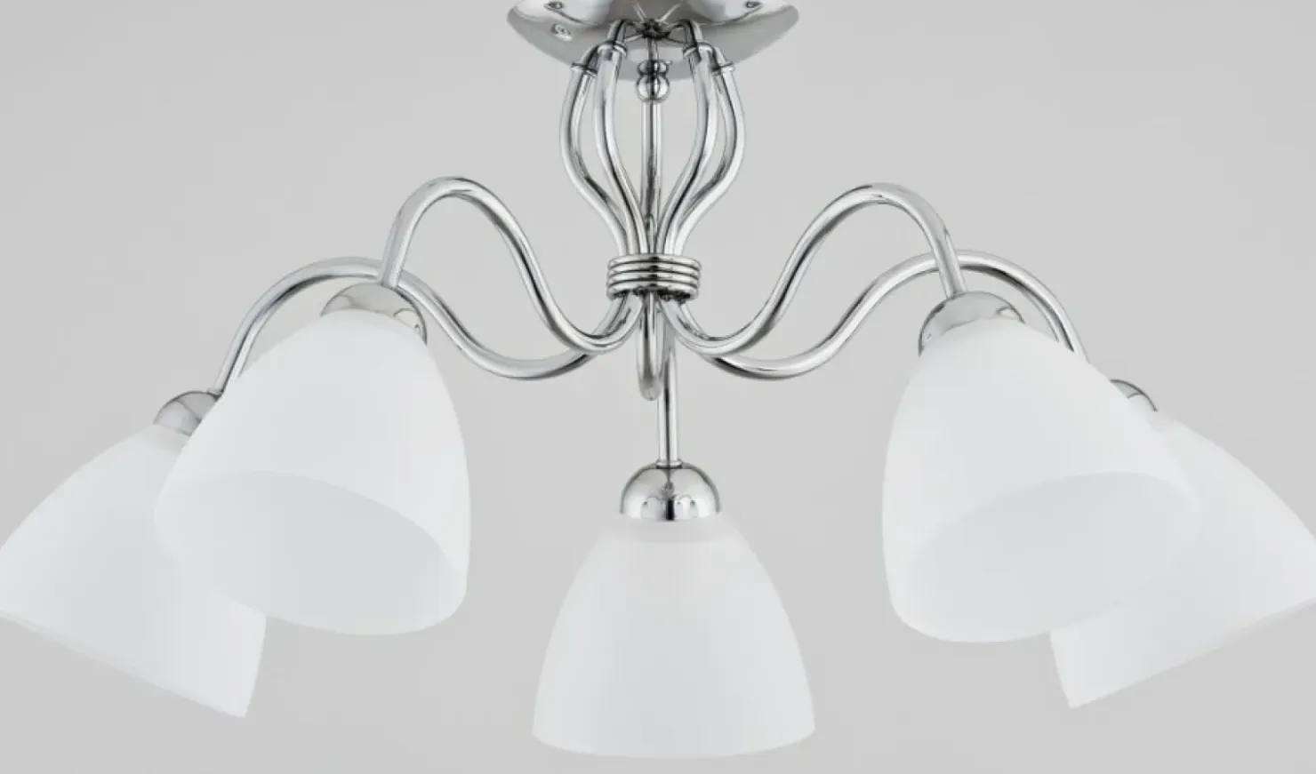 Chromowana lampa sufitowa na 5 źródeł światła AL 22605 | Kaja*Sklep Kaja Fashion
