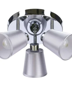 Outlet Sklep Kaja owana lampa sufitowa z abażurami 98-70661 PIN | Kaja Oświetlenie chrom