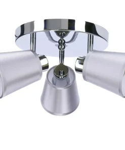 Outlet Sklep Kaja owana lampa sufitowa z abażurami 98-70661 PIN | Kaja Oświetlenie chrom