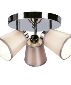 Outlet Sklep Kaja owana lampa sufitowa z abażurami 98-70661 PIN | Kaja Oświetlenie chrom