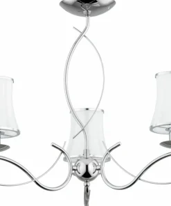 New Sklep Kaja Chromowana lampa sufitowa do sypialni AL 62336 MONZA | Kaja