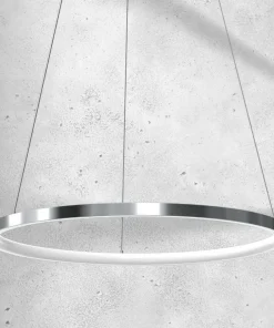 Cheap Sklep Kaja Chromowana lampa wisząca, regulacja wysokości ML7940 z serii ROTONDA | Kaja Oświ