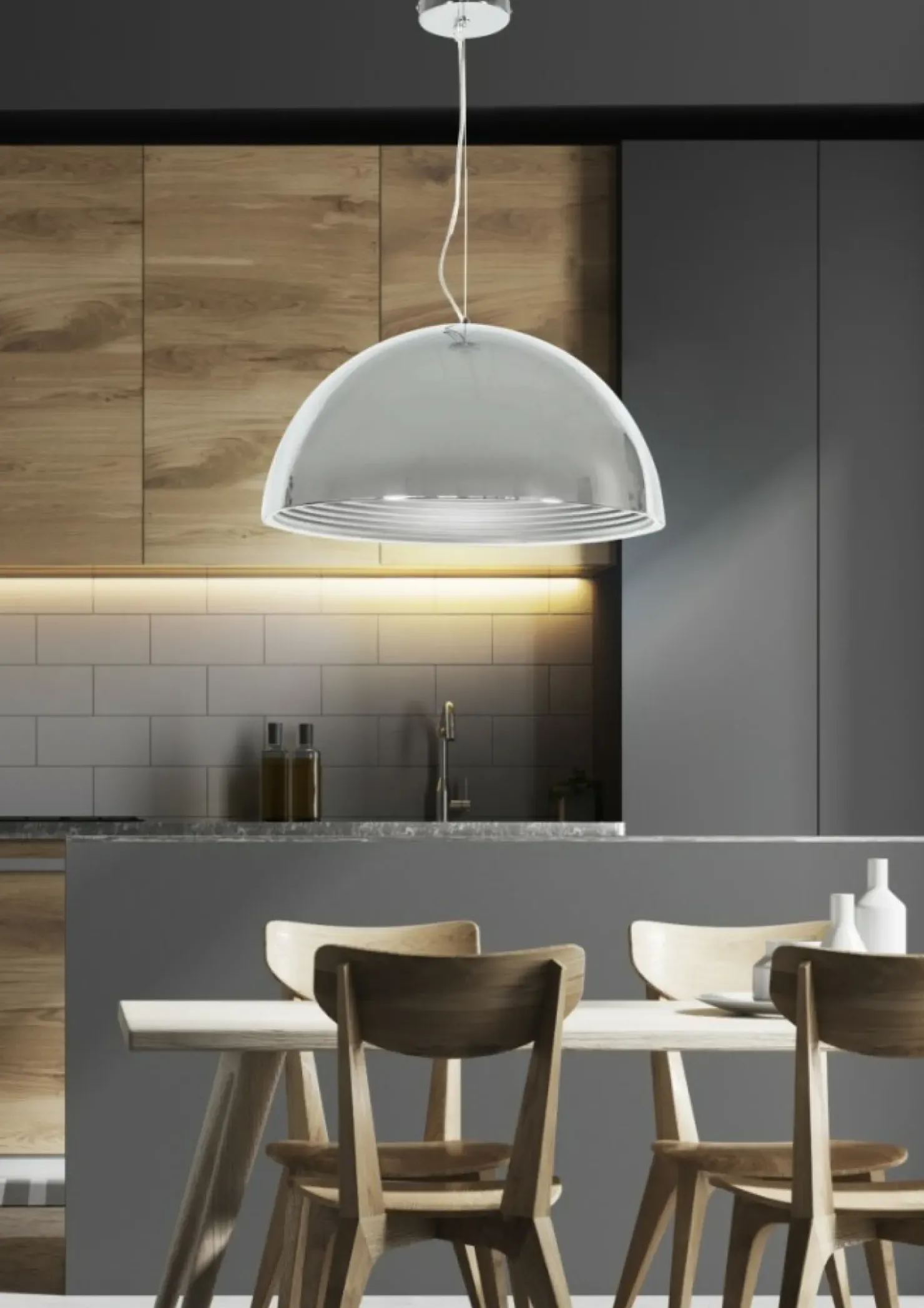 owana lampa wisząca z kloszem 40cm 31-26378 DORADA | Kaja*Sklep Kaja Discount