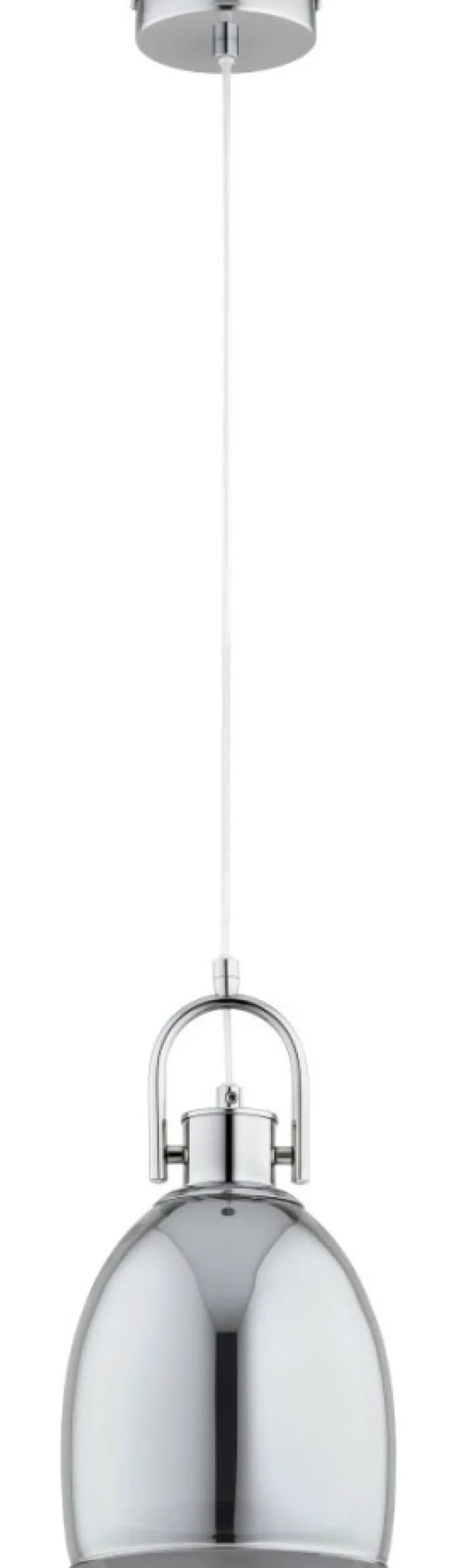 Best Sklep Kaja Chromowana lampa wisząca z kloszem AL 61354 z serii SODA | Kaja Oświetlenie