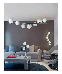 Sale Sklep Kaja Chromowana lampa wisząca z kloszami AZ2100 SYBILLA | Kaja Oświetlenie