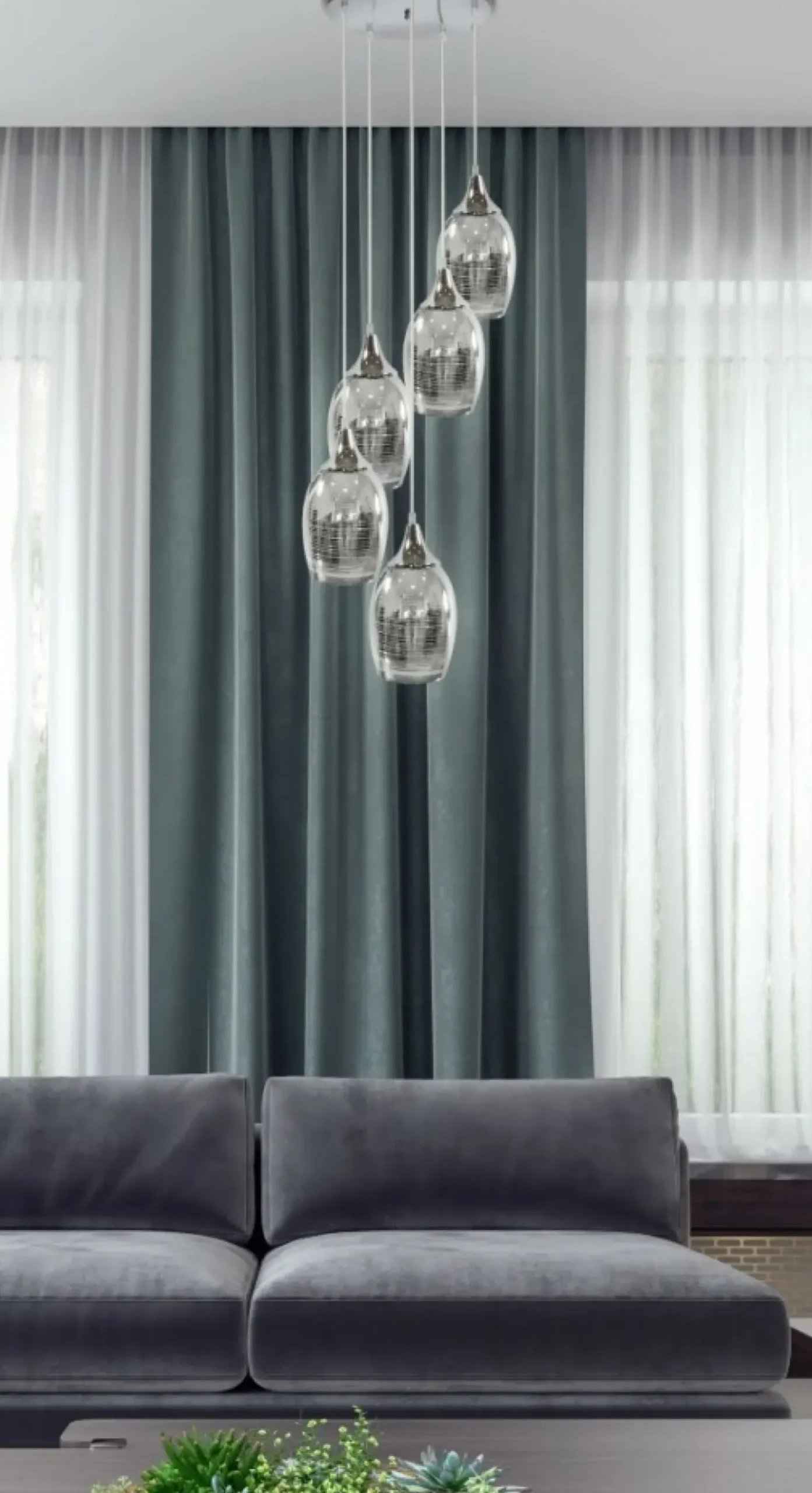owana lampa z kaskadą kloszy 35-60198 MARINA | Kaja Oświetlenie*Sklep Kaja Online