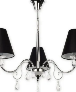 Chromowana lampa z kryształkami O1963 CH CZA VELIO | Kaja Oświetlenie*Sklep Kaja Cheap