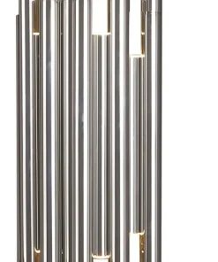 Chromowana, stylowa lampa ścienna LED MX W0186 ORGANIC | Kaja*Sklep Kaja New