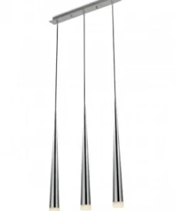 Shop Sklep Kaja owane, metalowe zwisy na listwie 3xG9 AZ0133 STYLO 3 | Kaja chrom