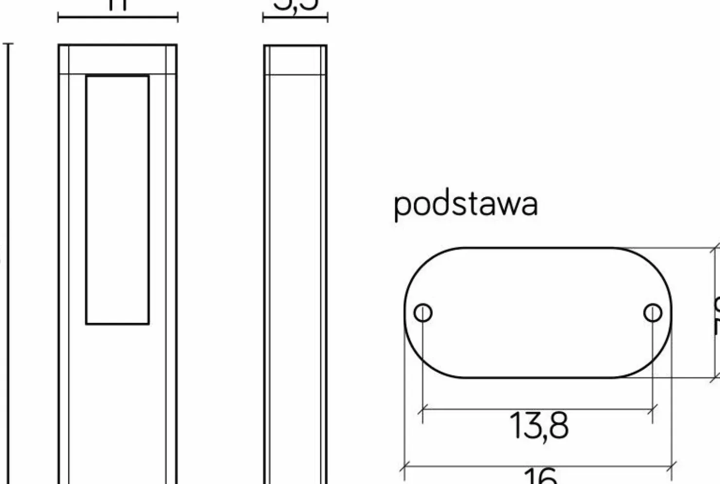 Ciemna, dwukierunkowa lampa ledowa GL15402 z serii EVO | Kaja Oświetlenie*Sklep Kaja Flash Sale
