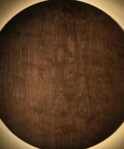 Ciemny tarczowy kinkiet ⌀75cm 3000K 11178 RING TIMBER LED | Kaja*Sklep Kaja New