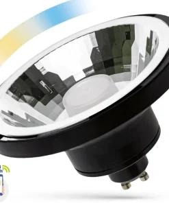 Czarna żarówka SMART GU10 AR111, moc 10W, ściemnialna WOJ14513 | Kaja*Sklep Kaja Hot