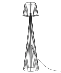 Czarna, druciana lampa stojąca K-4643 SOUL BLACK | Kaja Oświetlenie*Sklep Kaja Store