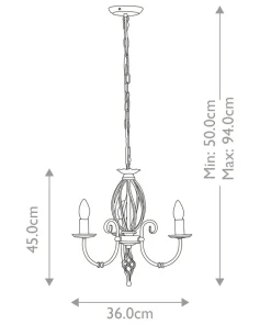 Czarna, estetyczna lampa wisząca ART3-BLACK z serii ARTISAN*Sklep Kaja Online