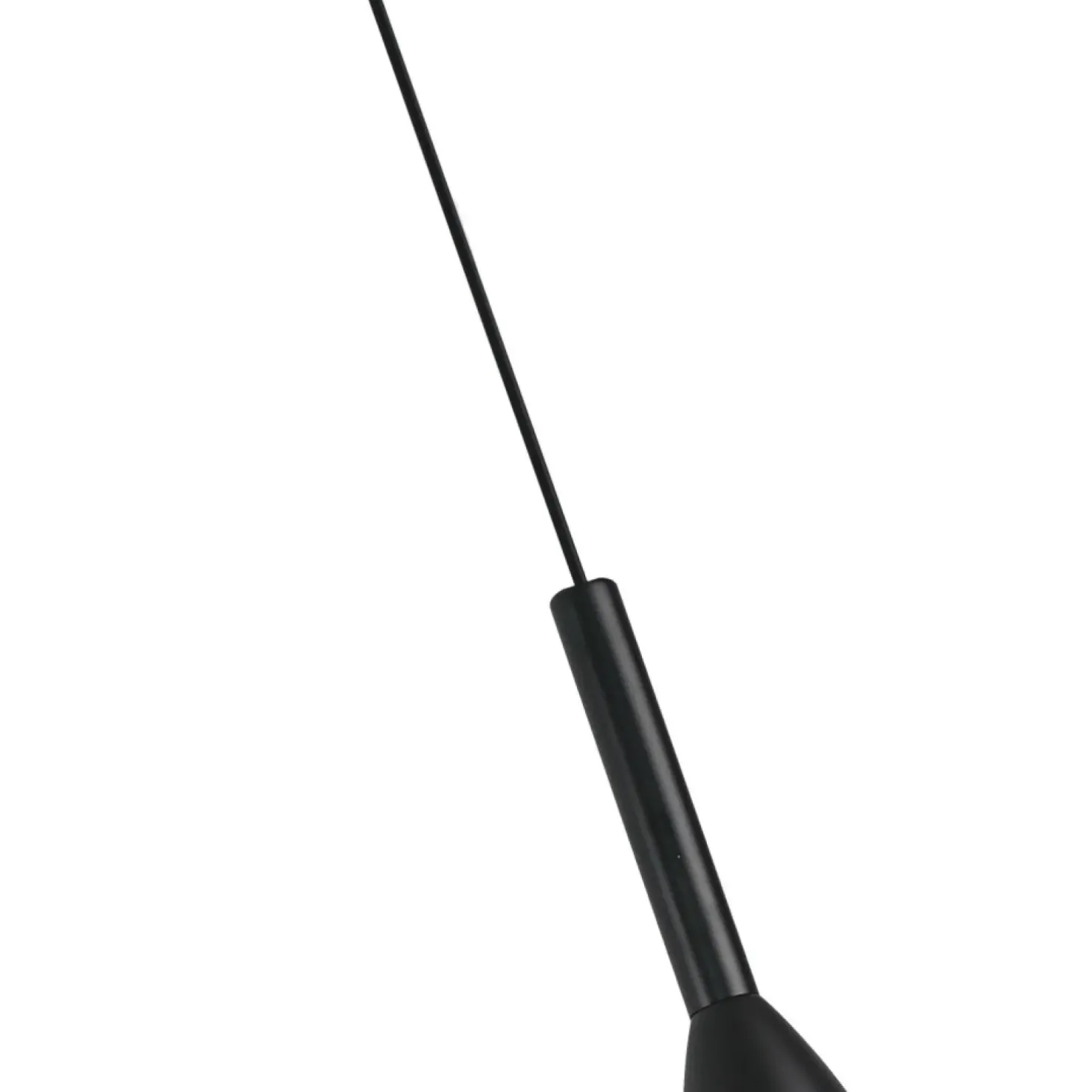 New Sklep Kaja Czarna, industrialna lampa wisząca LP-181/1P BK SOLIN | Kaja